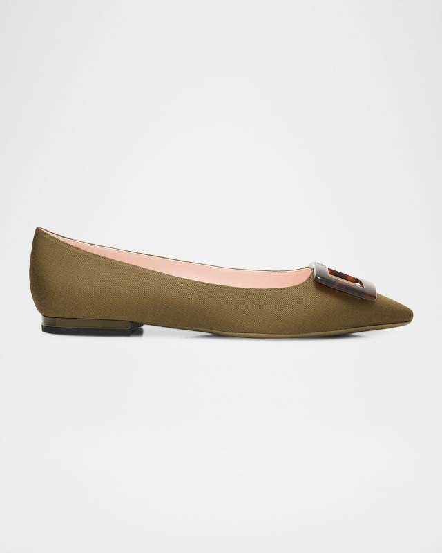 Gommettine Grosgrain Turtle Flats